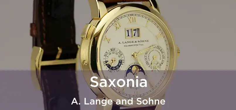  Saxonia A. Lange and Sohne